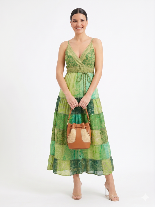 VESTIDO LARGO BOHO "FRESCURA TOTAL"