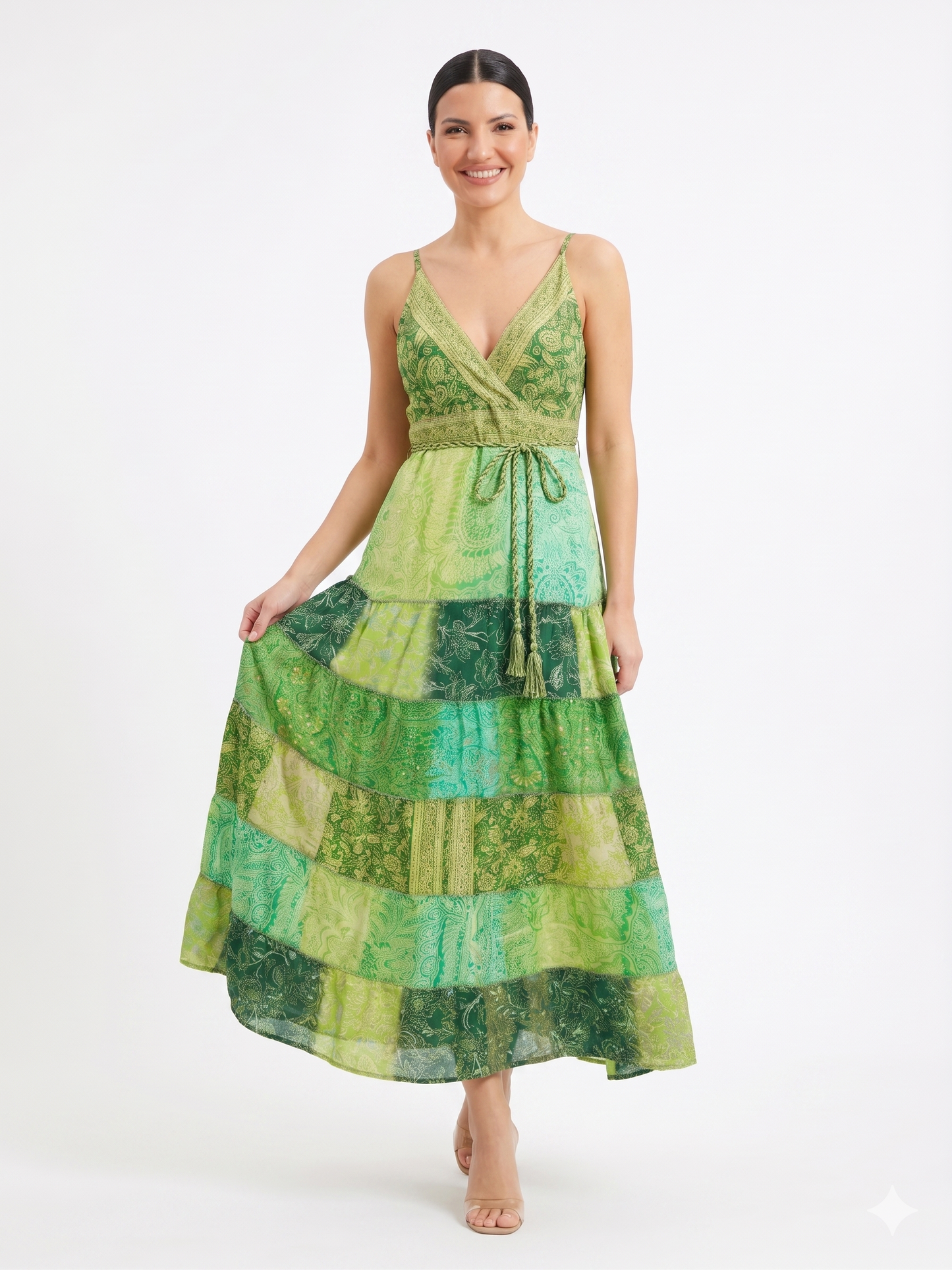 VESTIDO LARGO BOHO "FRESCURA TOTAL"