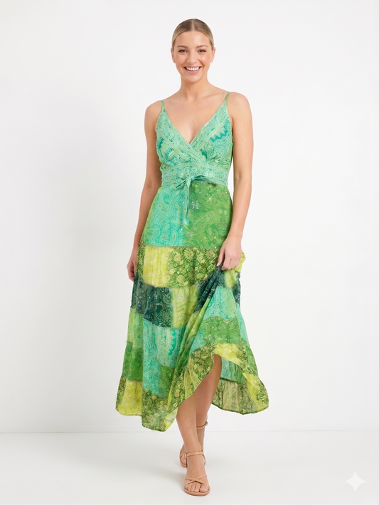 VESTIDO BOHEMIO "SOL NACARADO"
