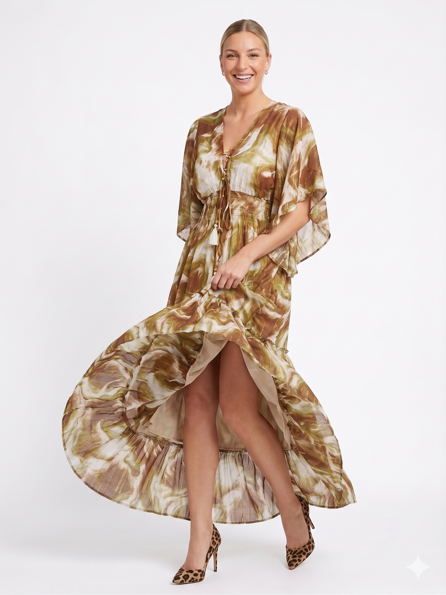 VESTIDO BOHEMIO "AMANECER DE PERLA"