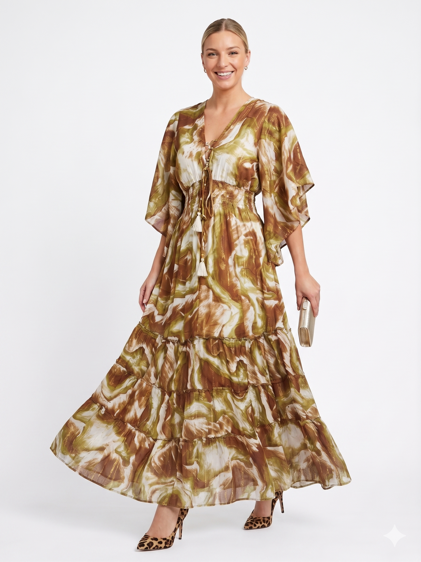 VESTIDO BOHEMIO "AMANECER DE PERLA"
