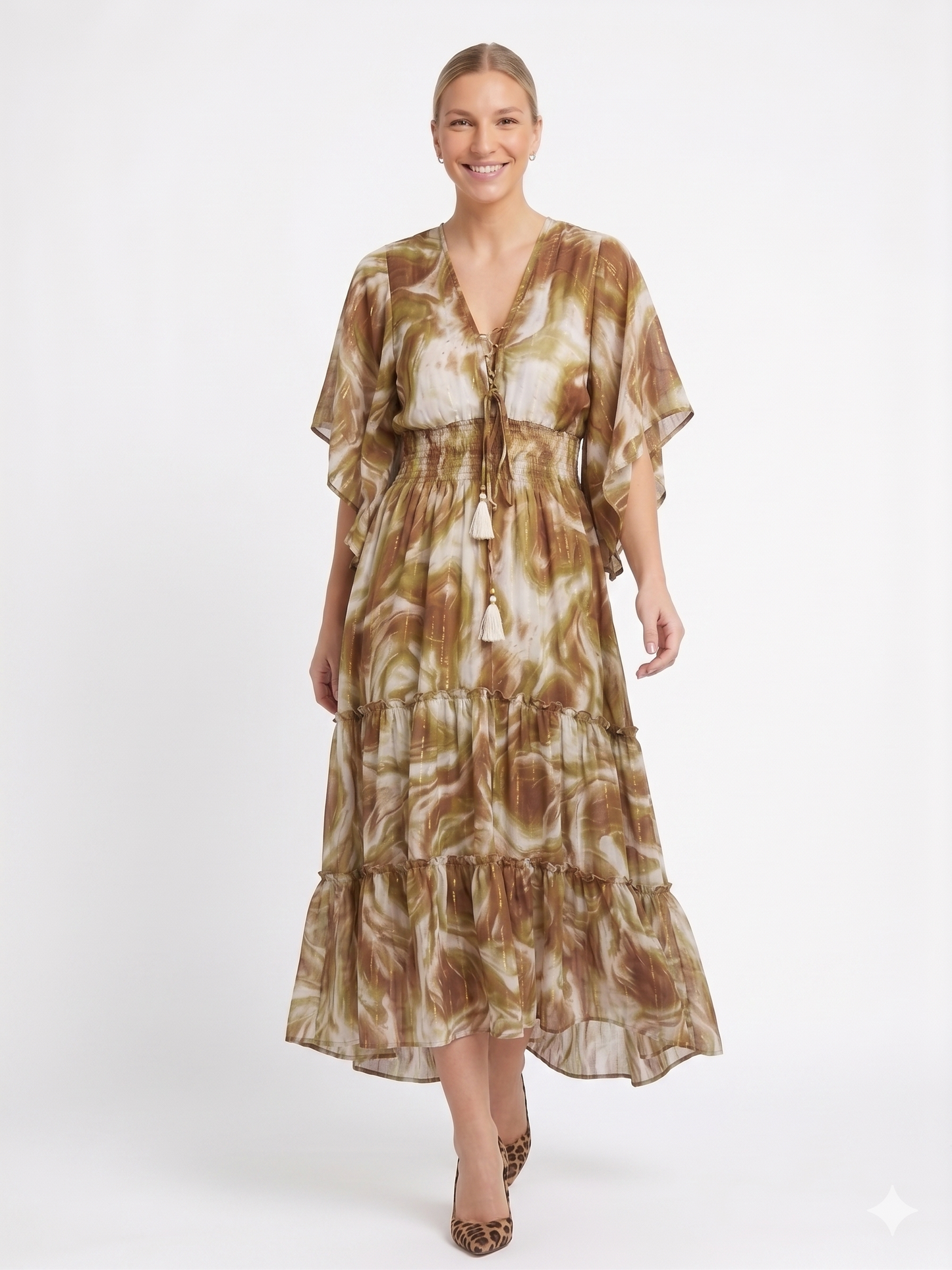 VESTIDO BOHEMIO "AMANECER DE PERLA"