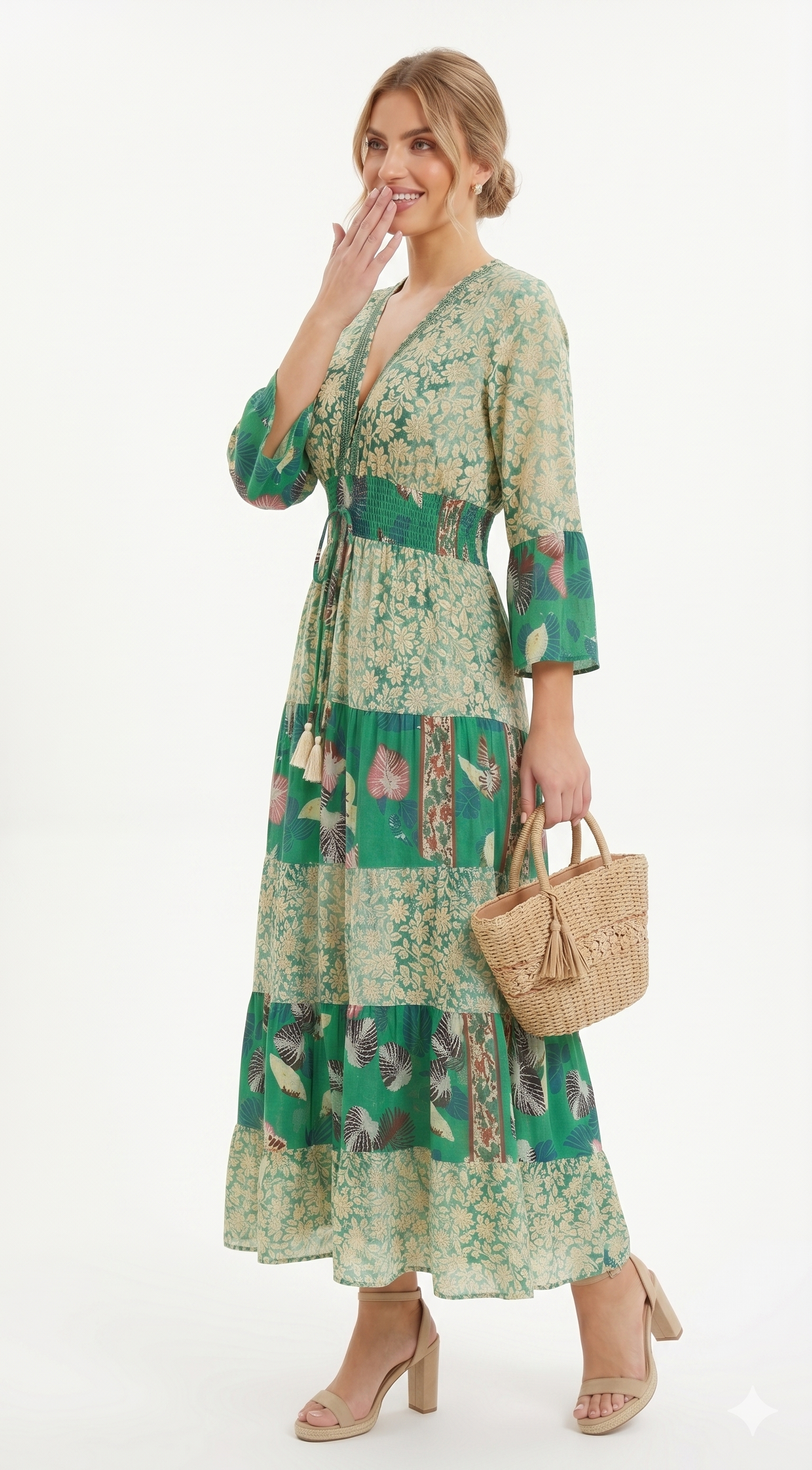 VESTIDO BOHEMIO "VIENTO DEL SUR"