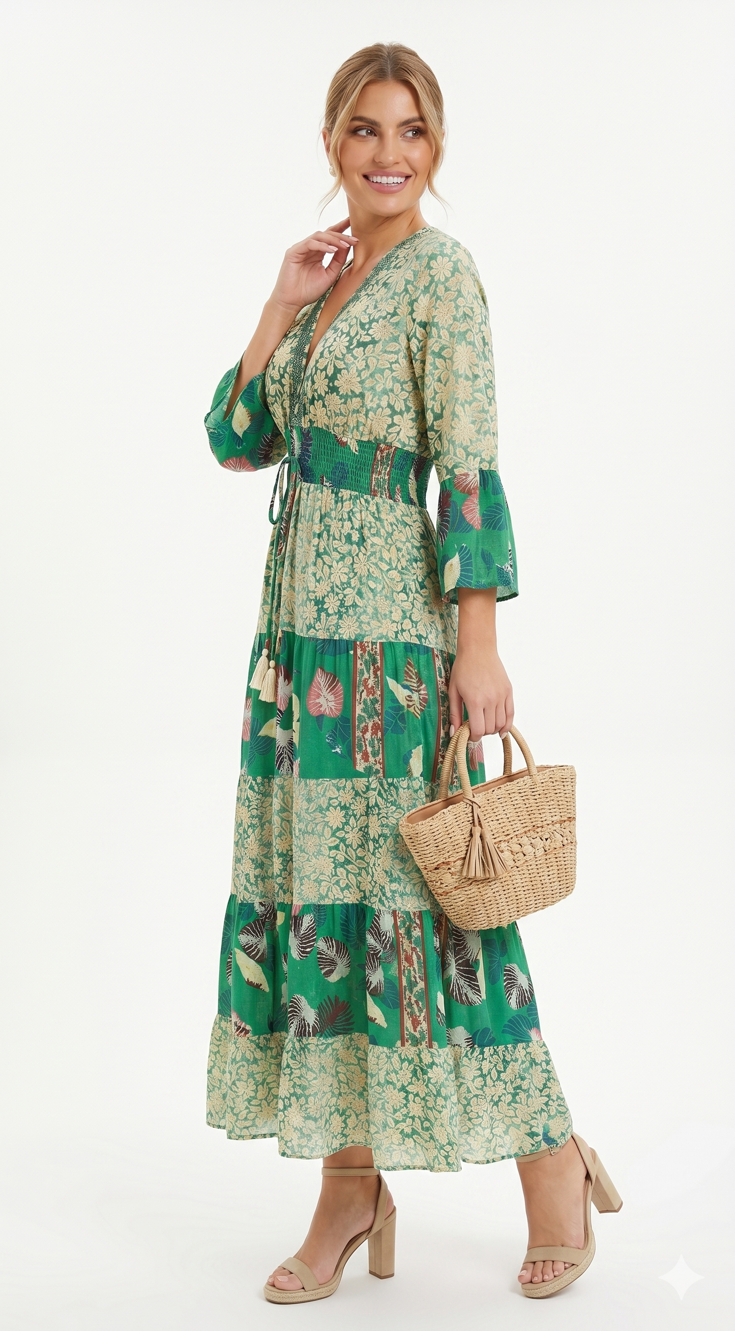 VESTIDO BOHEMIO "VIENTO DEL SUR"