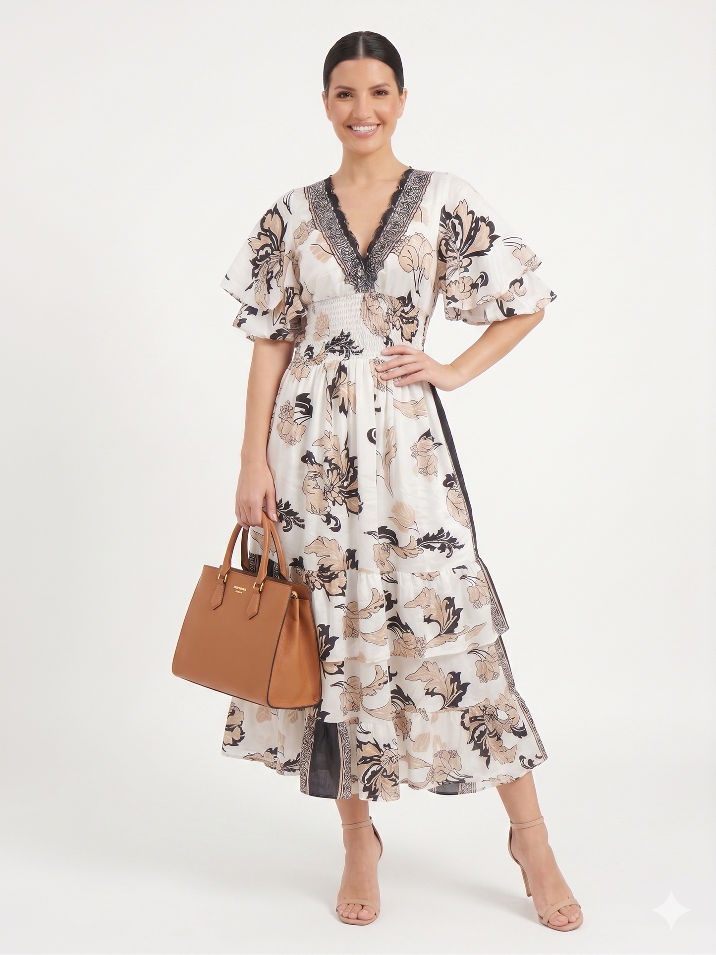 VESTIDO BOHEMIO "MAR DEL NORTE"