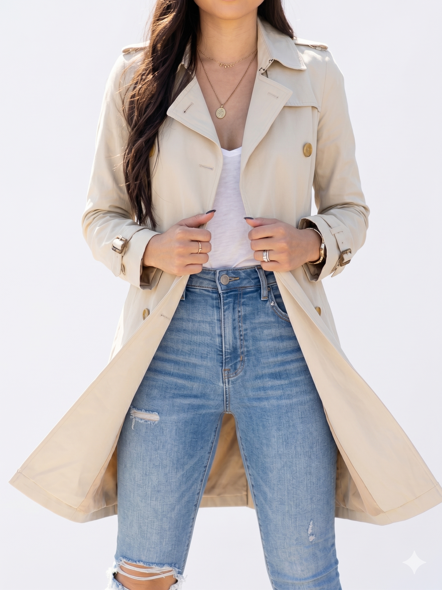 GABARDINA BEIGE LUXE