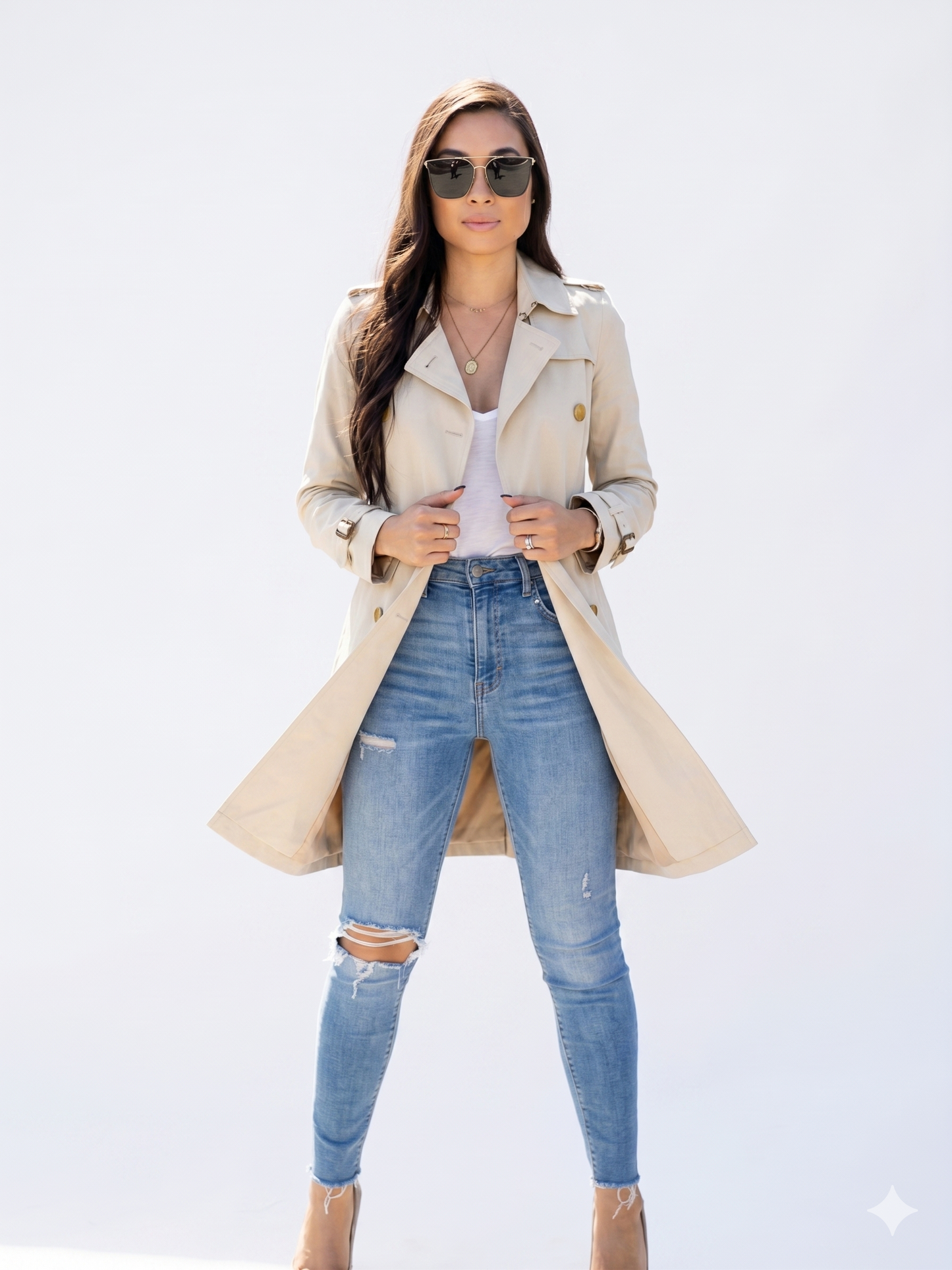 GABARDINA BEIGE LUXE