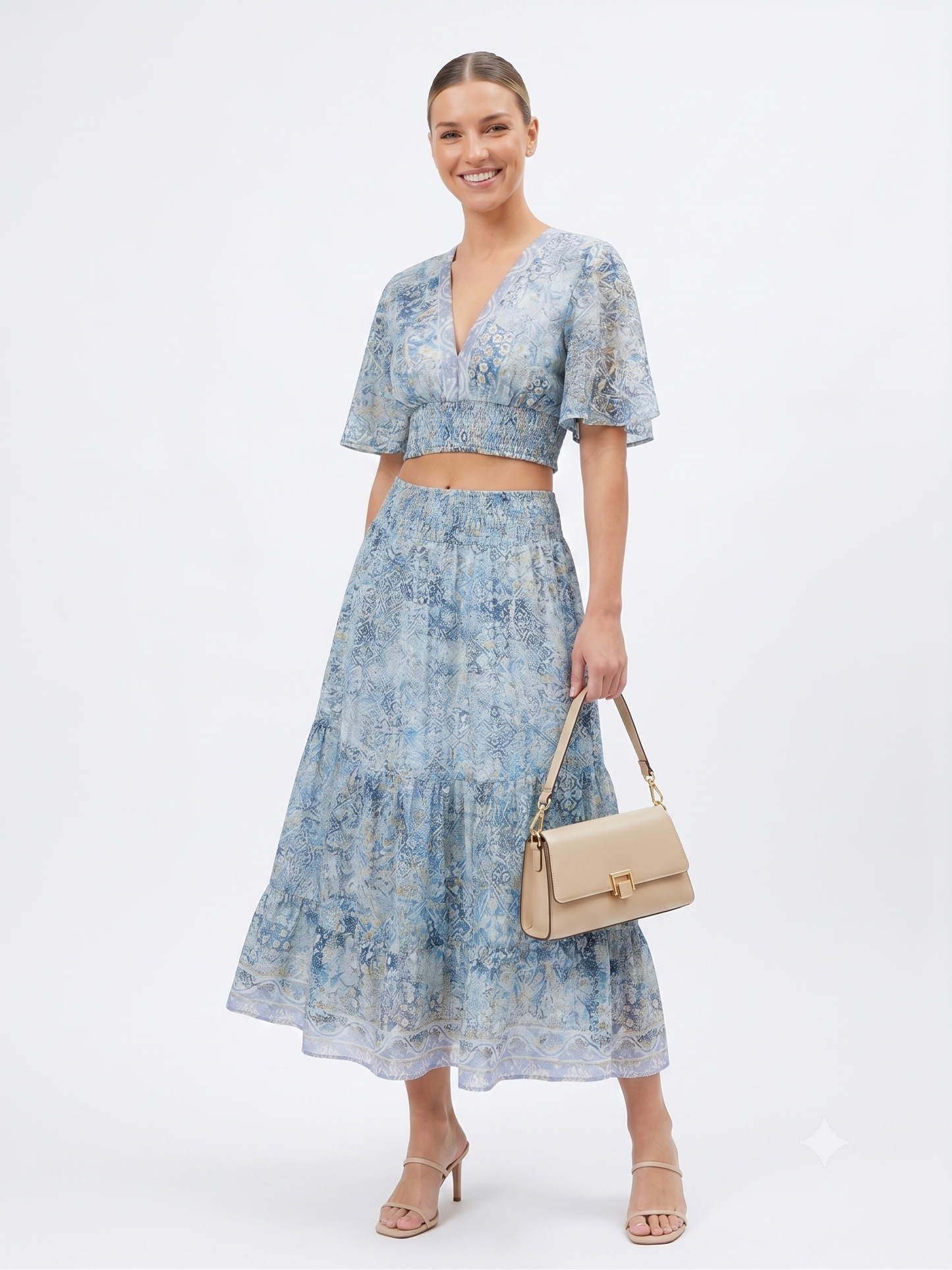 VESTIDO LARGO CHIC "ENCANTO ATARDECER"