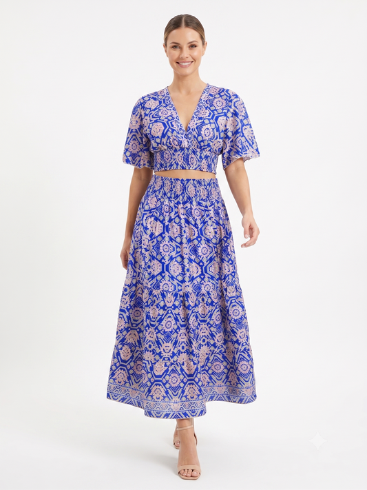 VESTIDO BOHEMIO BOHO "DIA CALIDO"