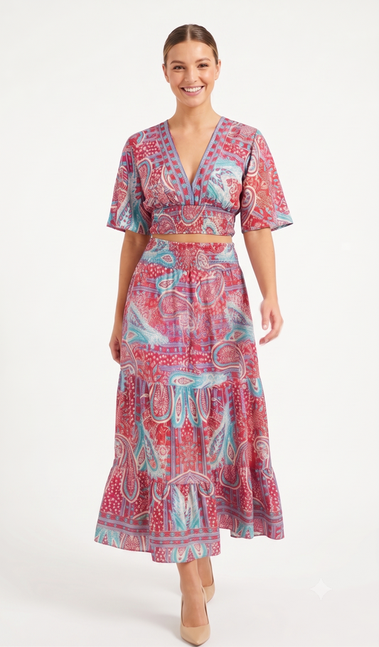 VESTIDO BOHO CHIC "ENCANTO DEL MAR"