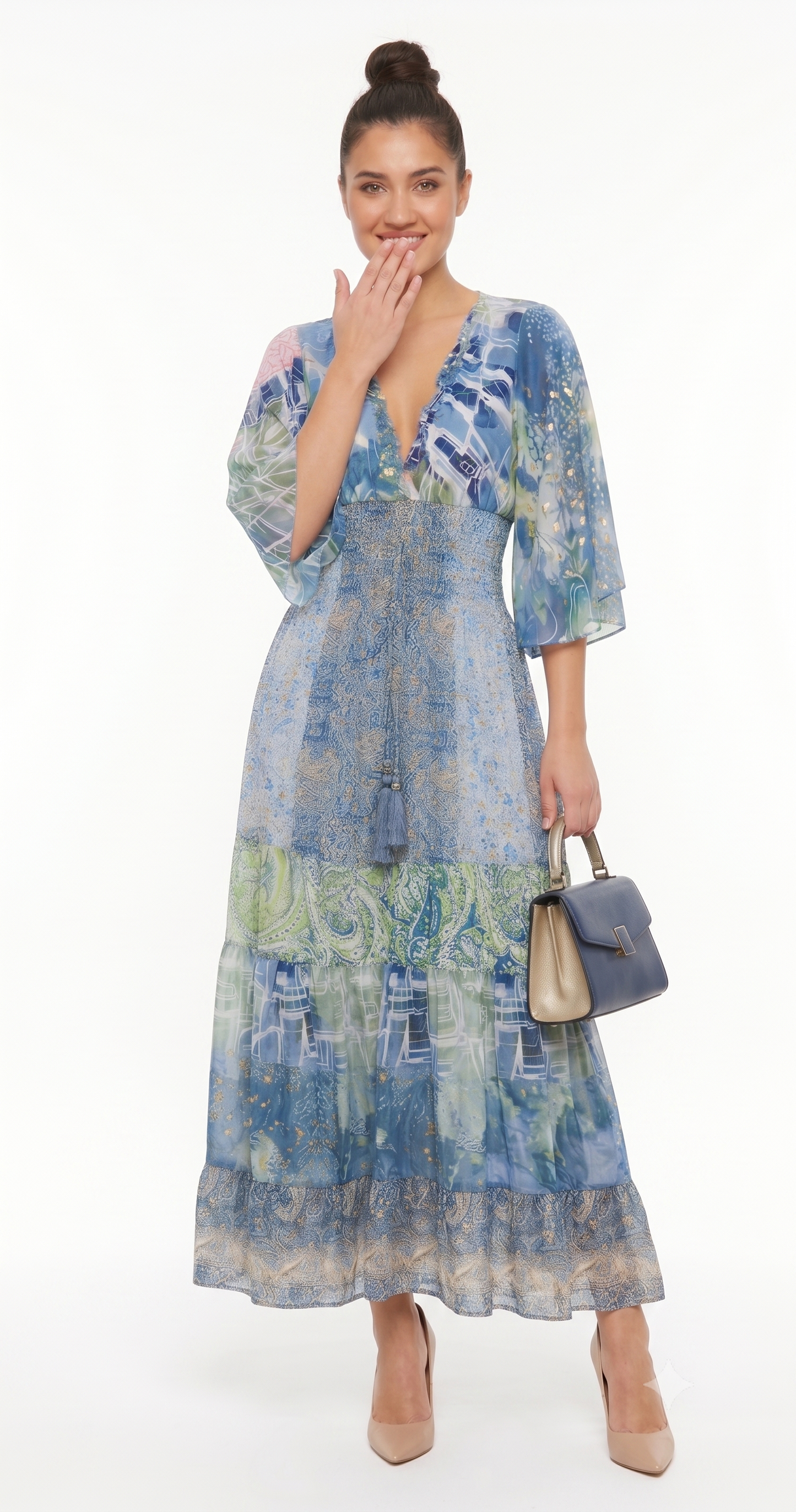 VESTIDO BOHO "TIERRA SERENA"