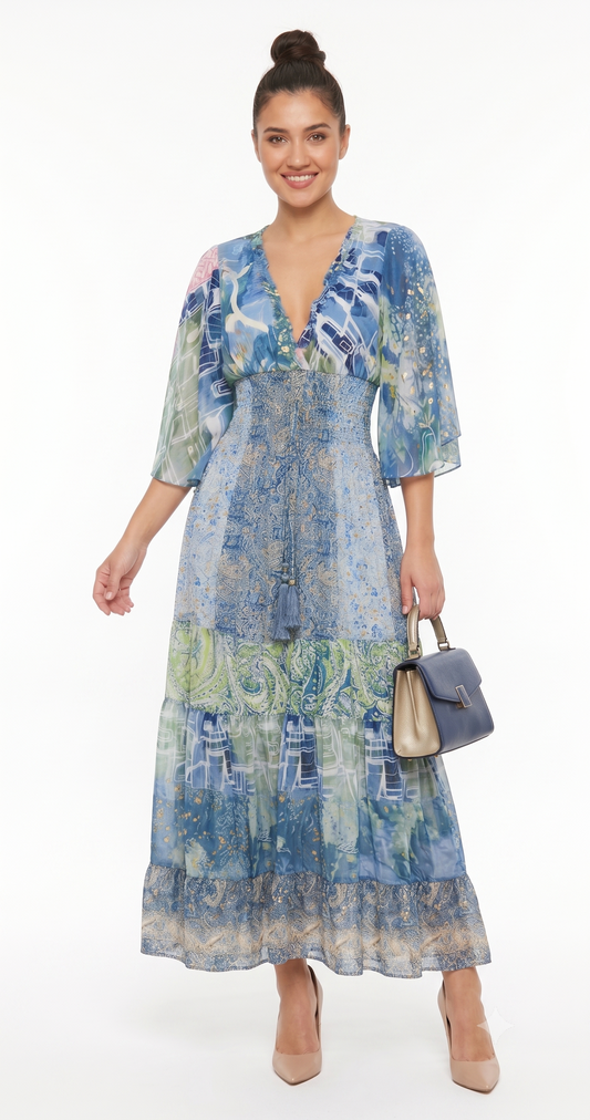 VESTIDO BOHO "TIERRA SERENA"
