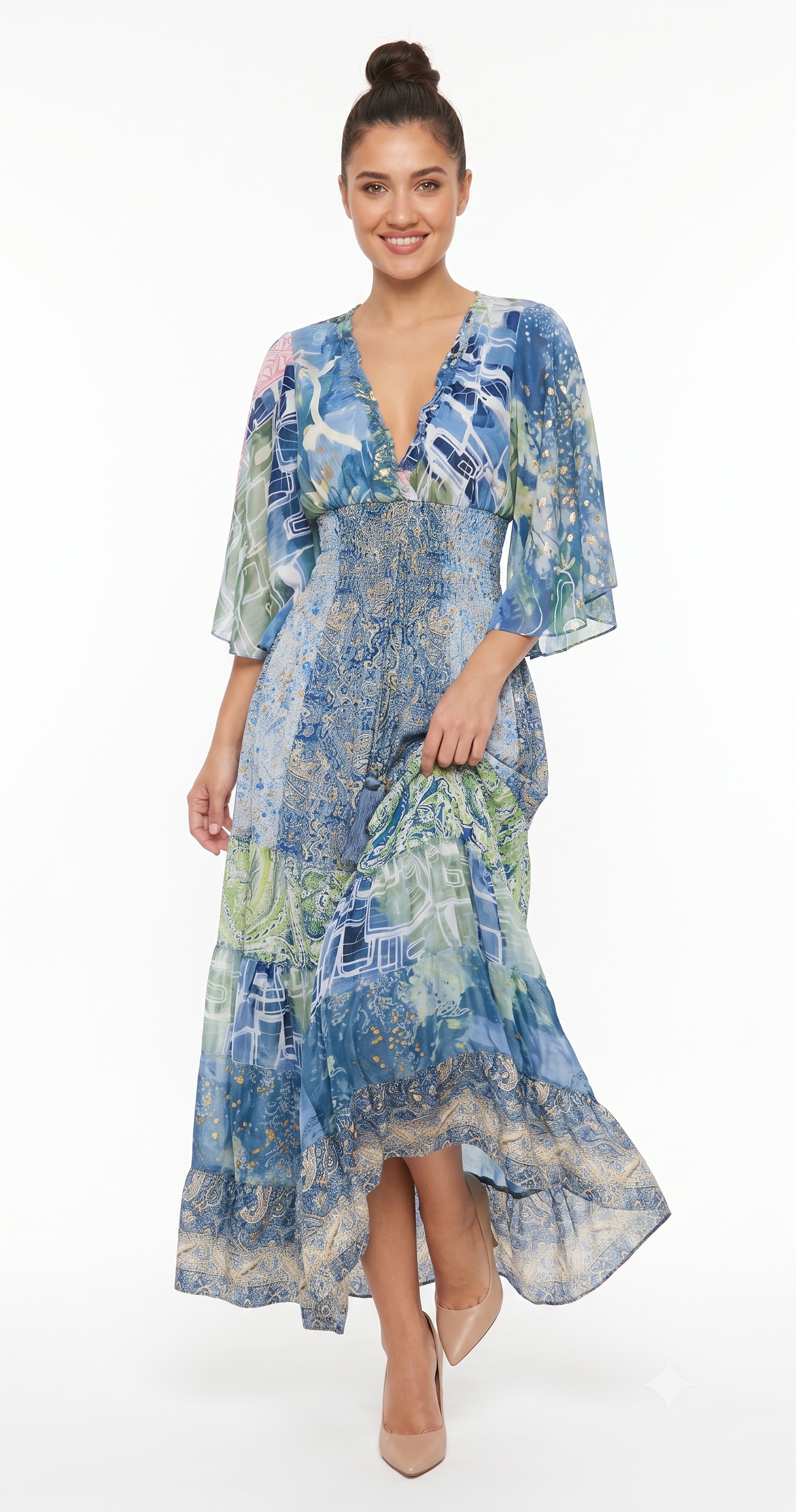 VESTIDO BOHO "TIERRA SERENA"