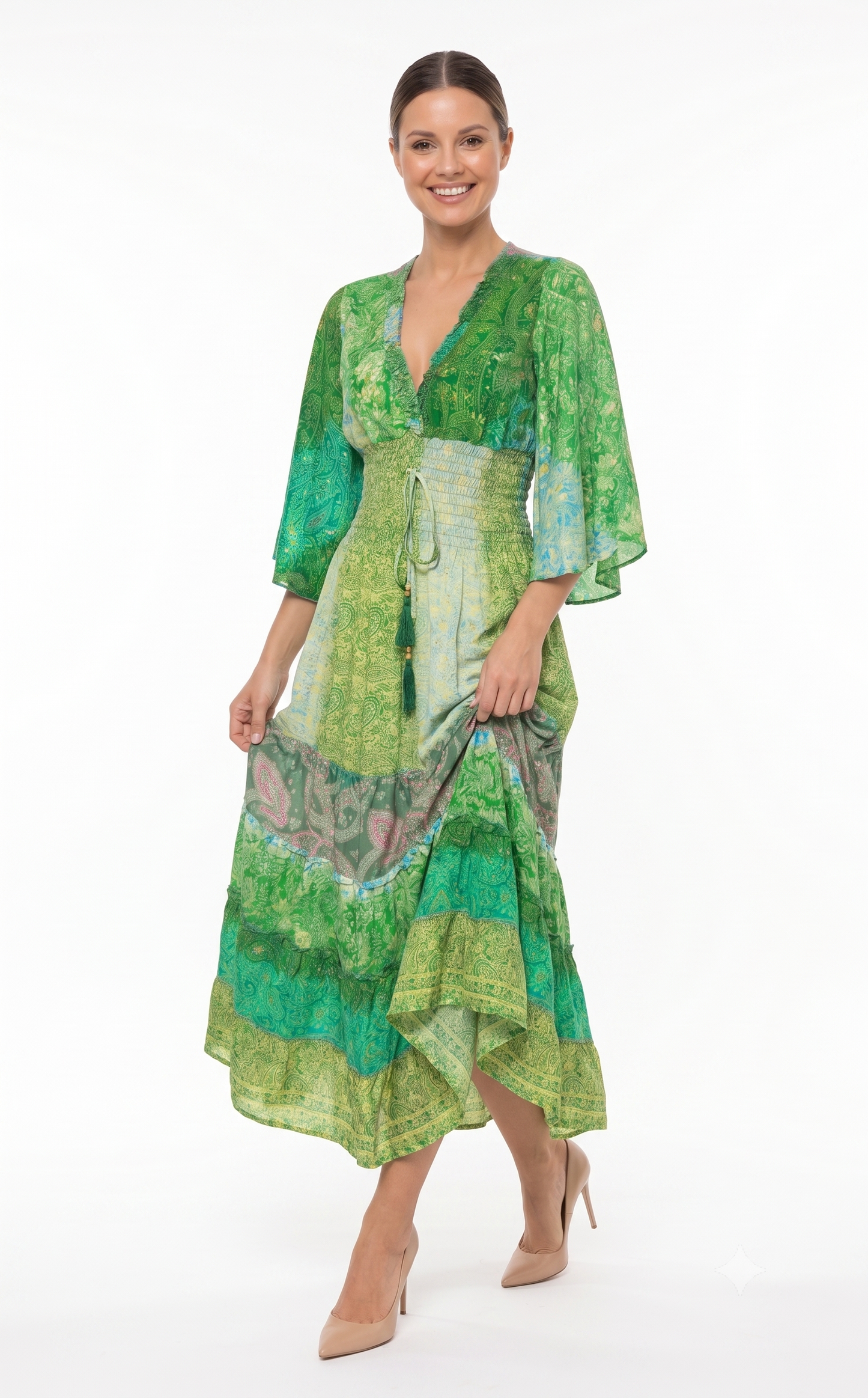VESTIDO BOHO "SUEÑO DE ARENA"
