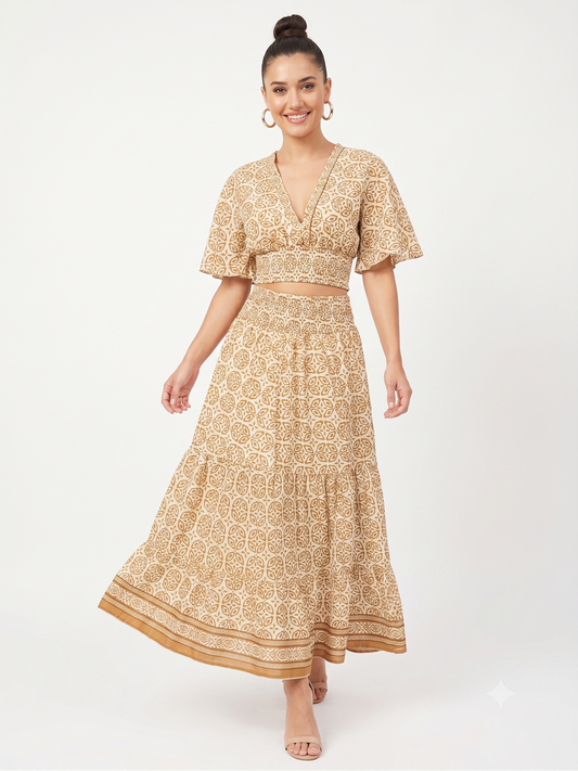 VESTIDO BOHO CHIC "ENCANTO BOHEMIO"