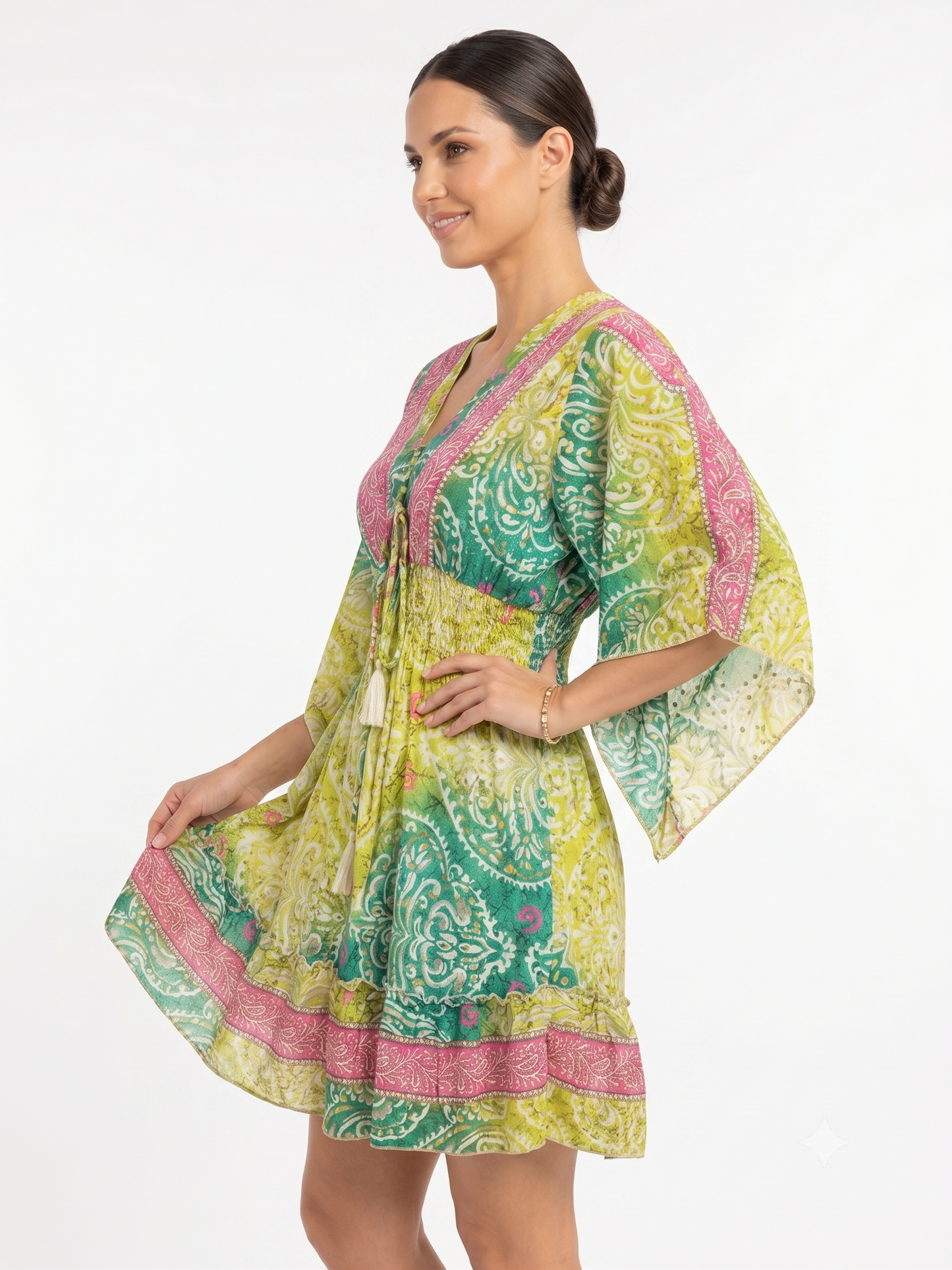 VESTIDO BOHEMIO "BRISA DE AZUCAR"
