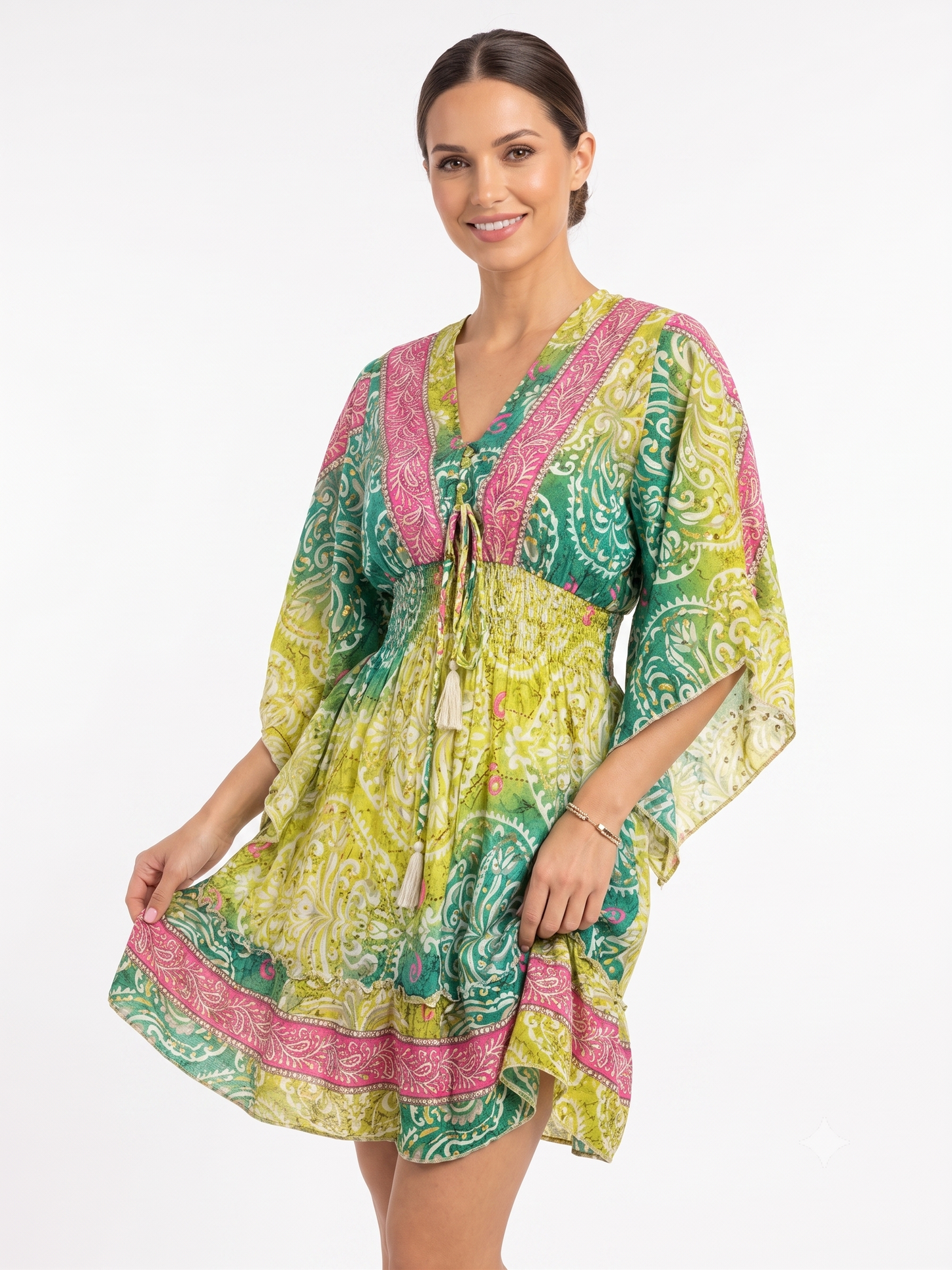 VESTIDO BOHEMIO "BRISA DE AZUCAR"