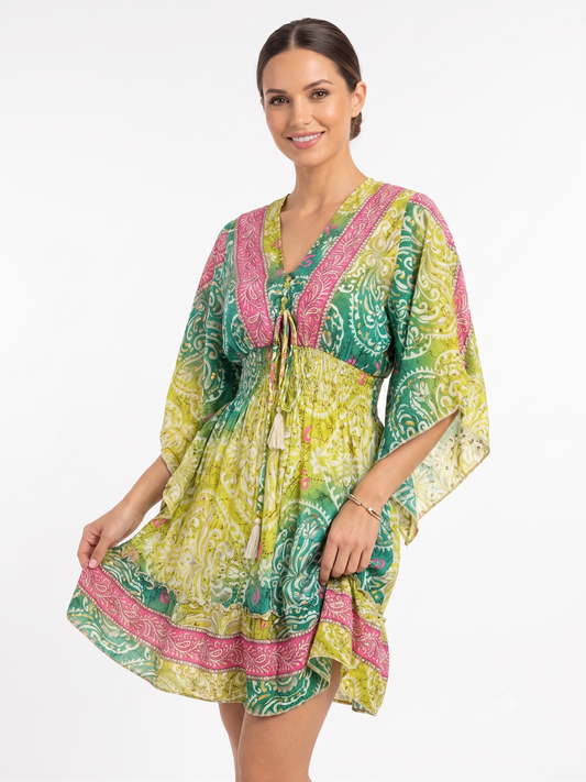 VESTIDO BOHEMIO "BRISA DE AZUCAR"