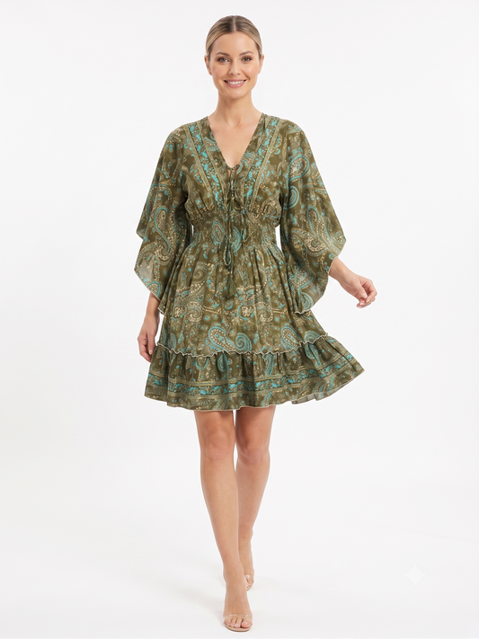 VESTIDO BOHEMIO "SUPER FRESH"