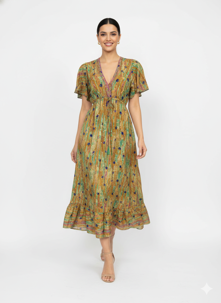 VESTIDO BOHEMIO "CALIDO Y FRESH