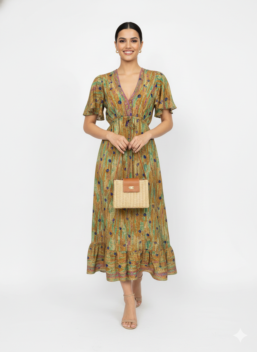 VESTIDO BOHEMIO "CALIDO Y FRESH