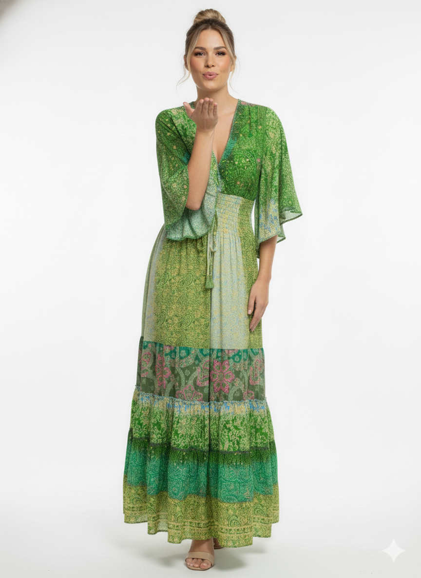 VESTIDO BOHO TIERRA SERENA