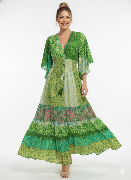 VESTIDO BOHO TIERRA SERENA