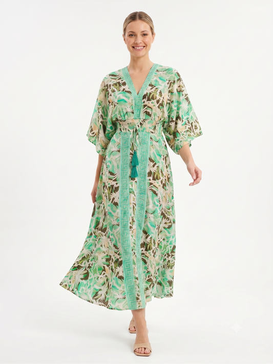 VESTIDO BOHO "BRISA MEDITERRANEA"