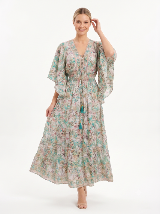 VESTIDO LARGO BOHO "UN NUEVO DIA"