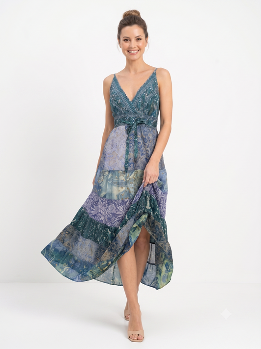 VESTIDO LARGO BOHEMIO "ALMA BOHEMIO"