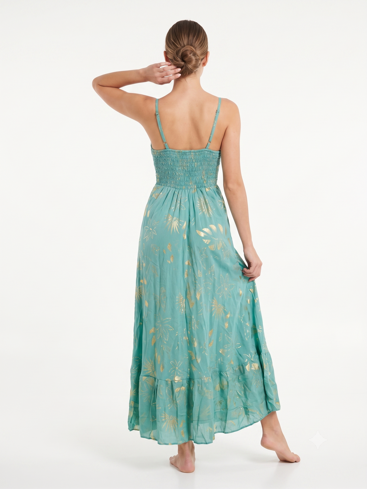 VESTIDO BOHEMIO "MAR DEL NORTE"