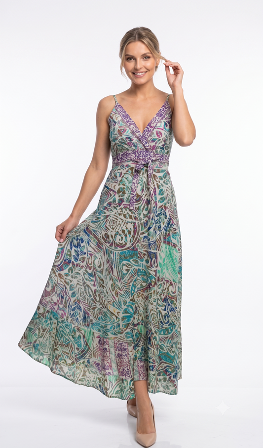 VESTIDO BOHEMIO "EFECTO ROMANTICO"