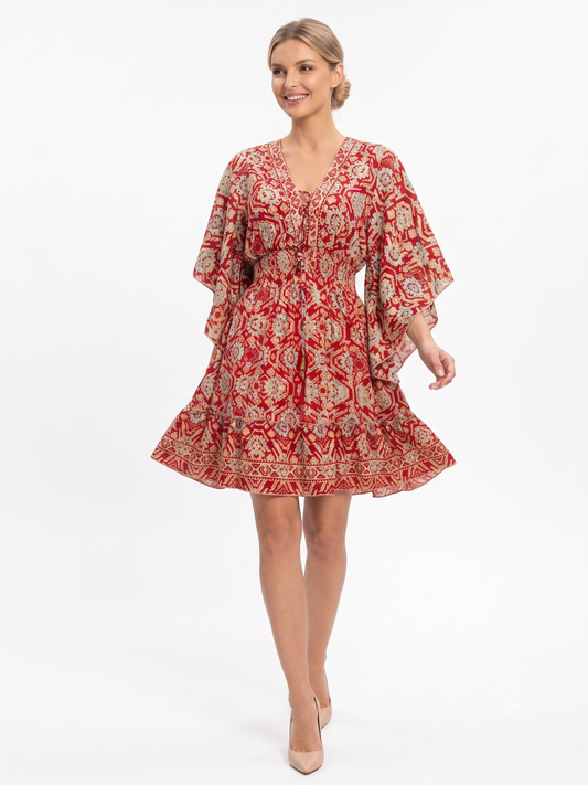 VESTIDO BOHO "LA DAMA DEL ESTE"