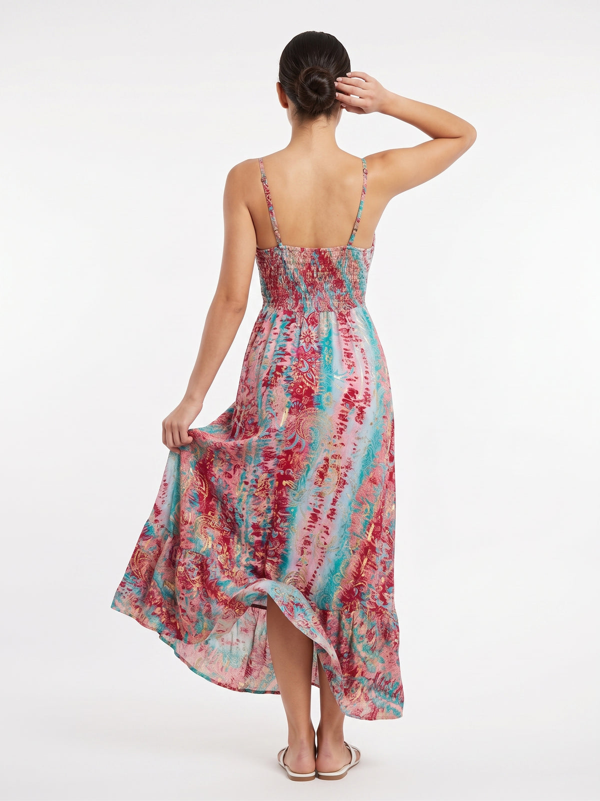 VESTIDO BOHO "LUZ DE ARENA"