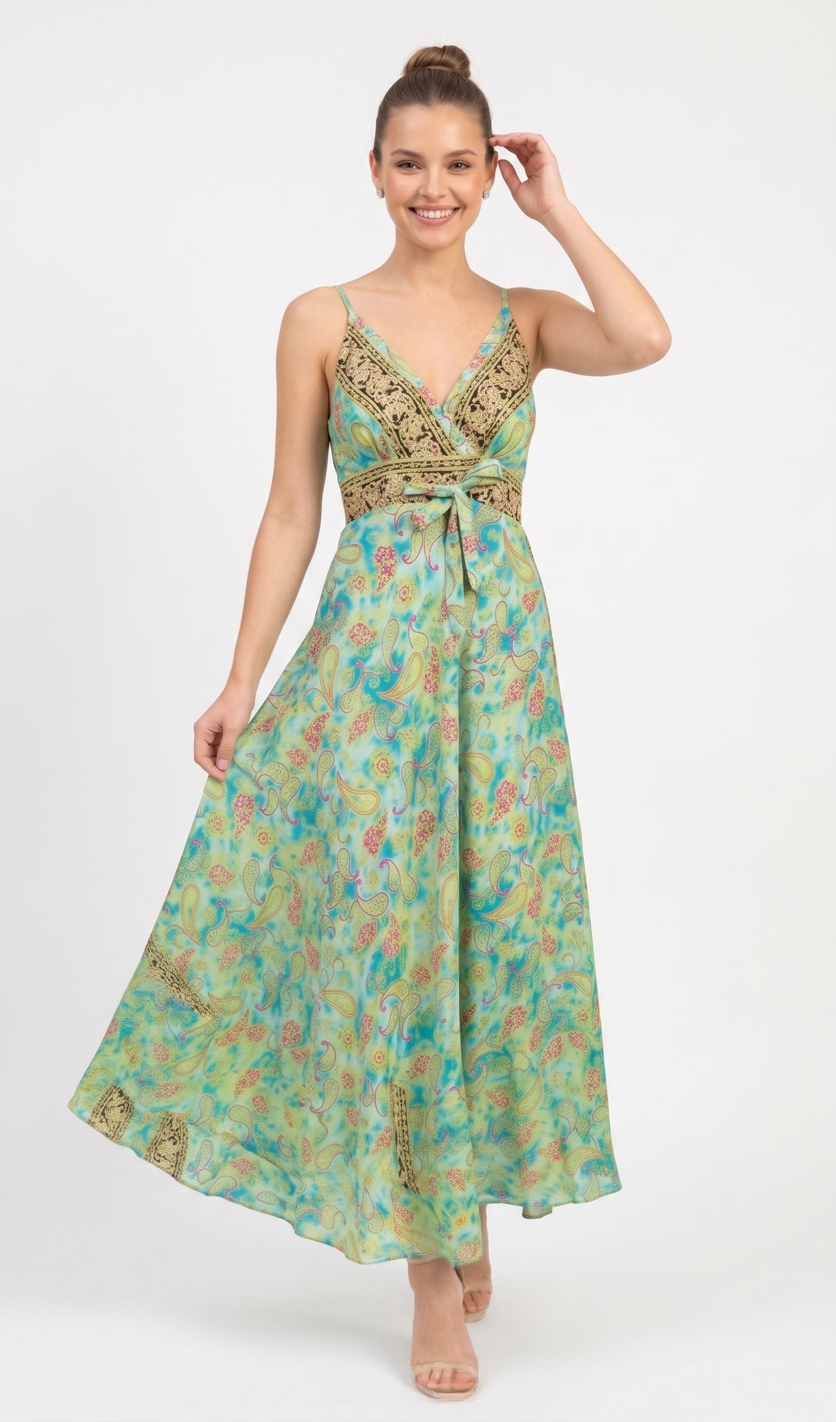 VESTIDO LARGO BOHO "FRESCURA TOTAL"