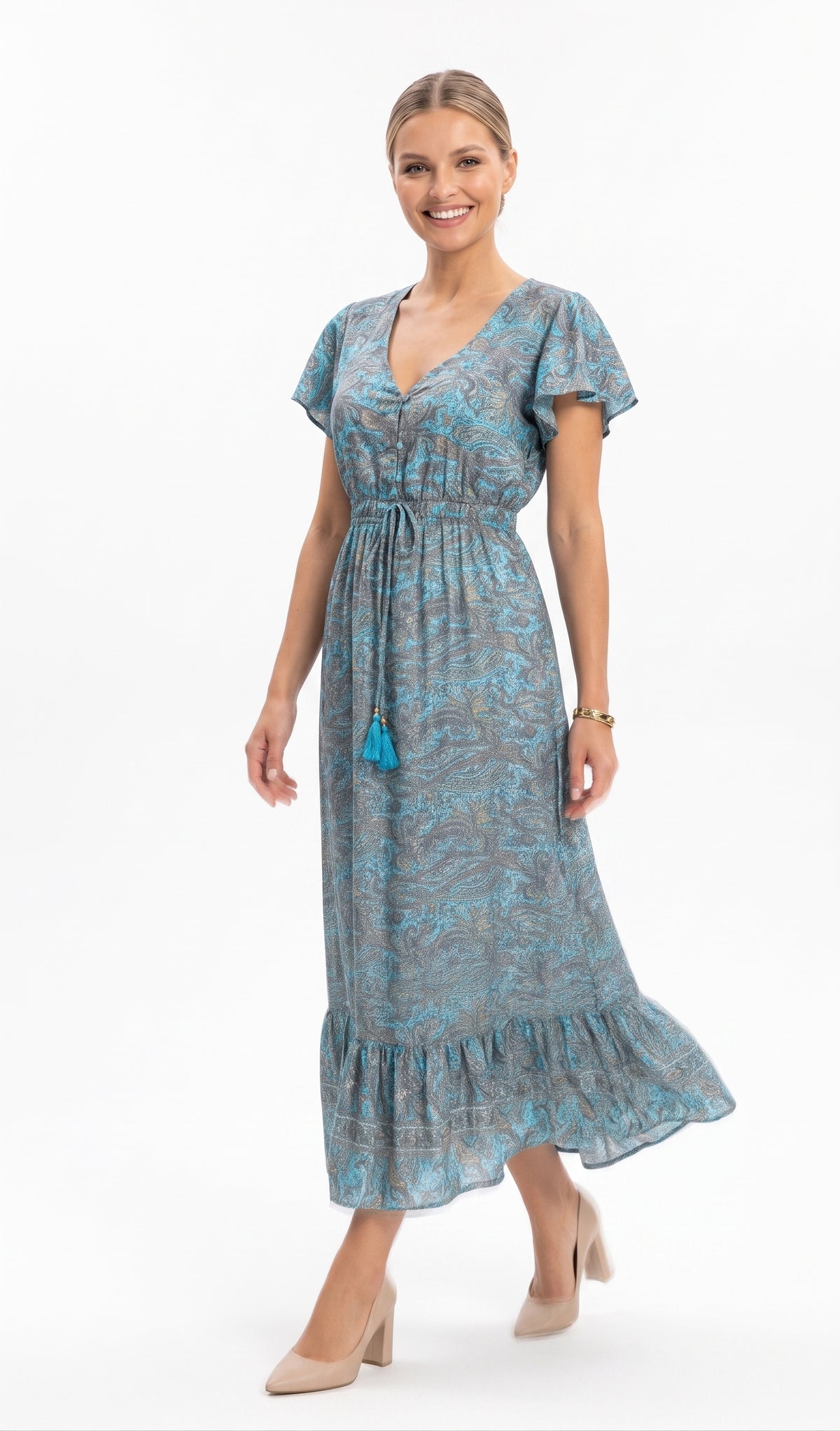 VESTIDO BOHO " DIA SERENO"