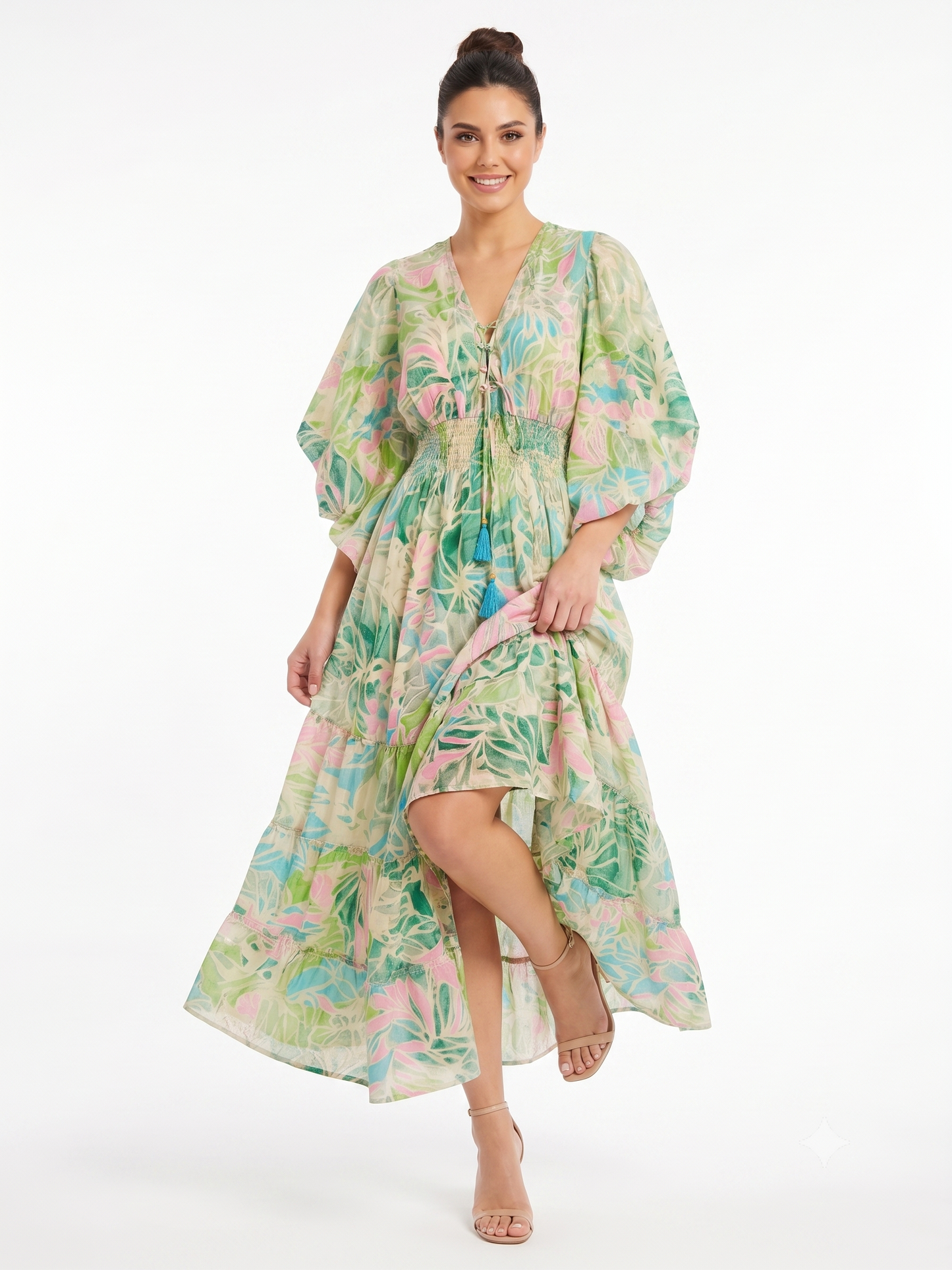 VESTIDO BOHO CHIC "ENCANTO BOHEMIO"