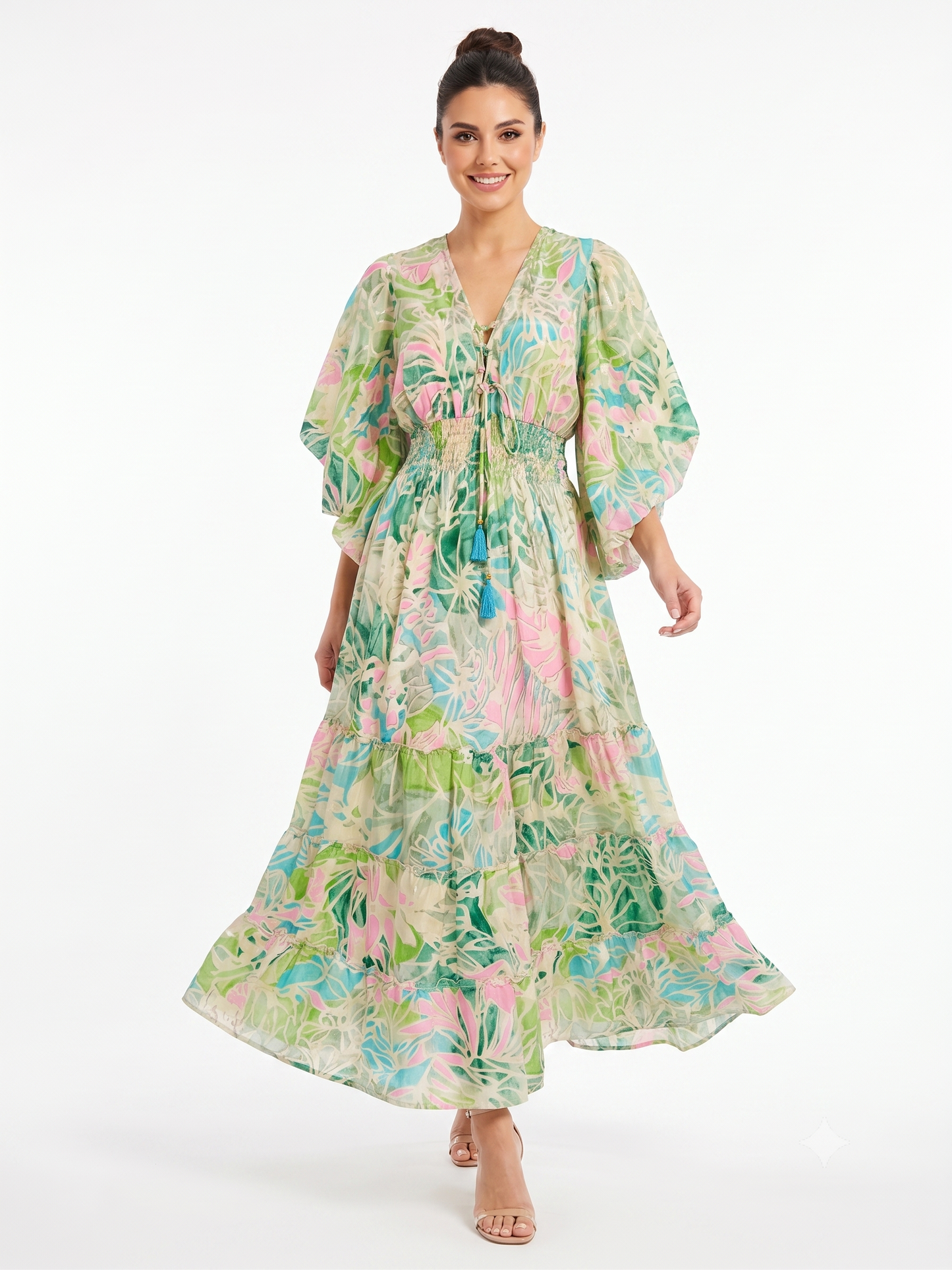 VESTIDO BOHO CHIC "ENCANTO BOHEMIO"