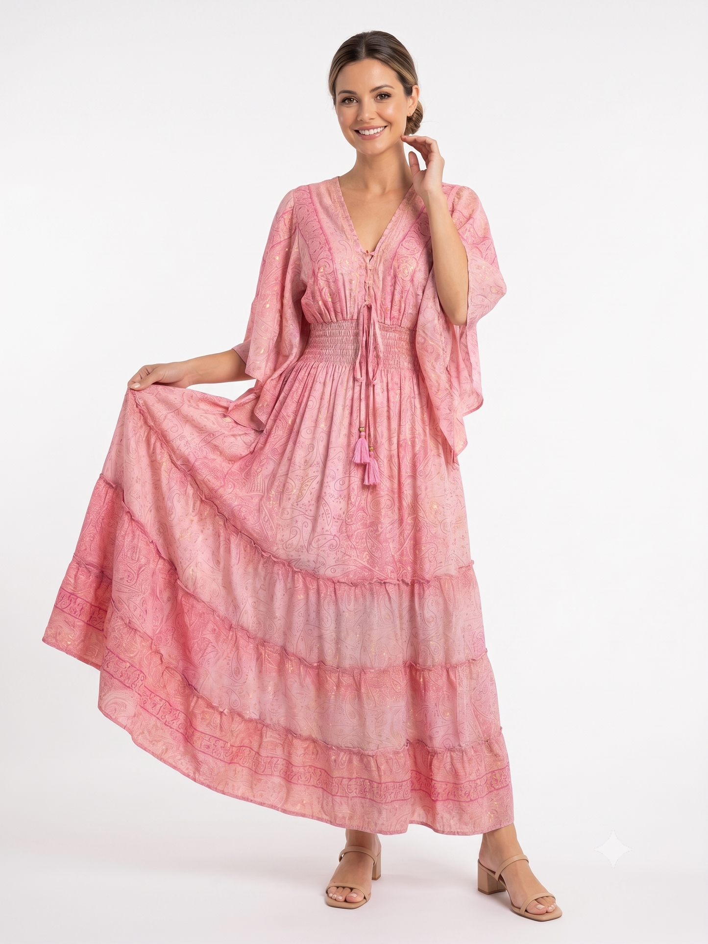 VESTIDO BOHO "SUEÑO DE ARENA"