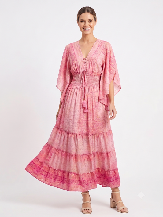 VESTIDO BOHO "SUEÑO DE ARENA"