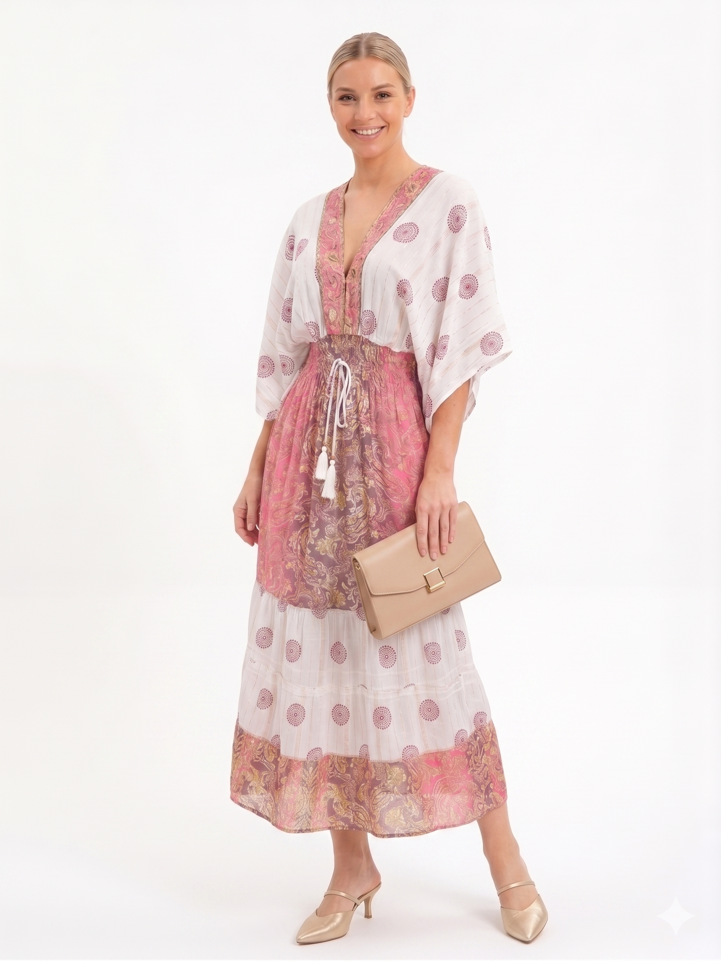 VESTIDO LARGO BOHO "NUBE ENCANTADA"