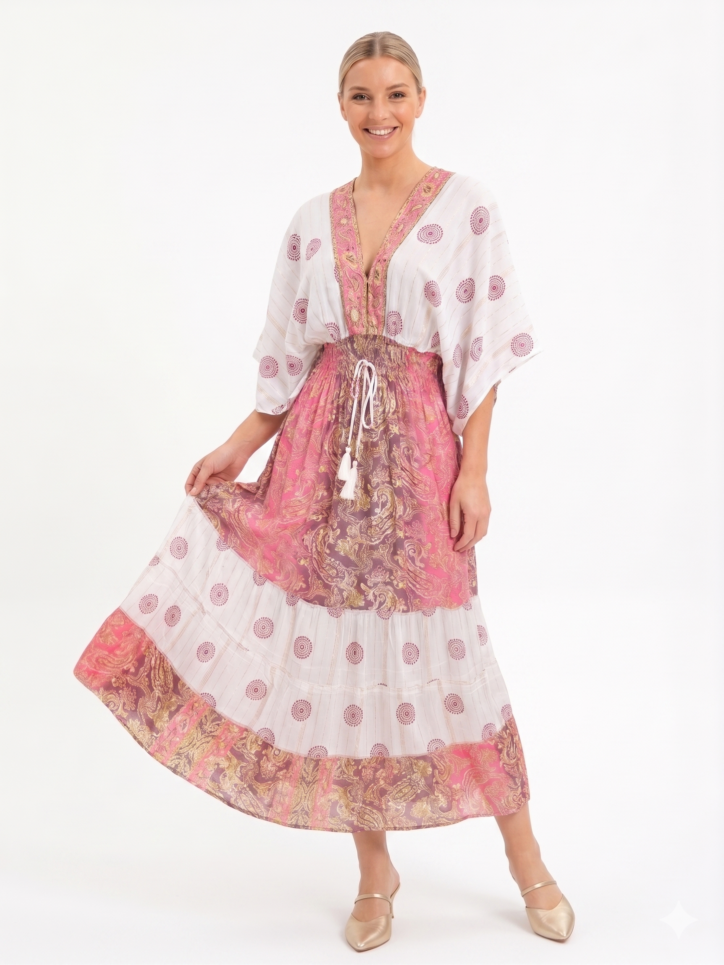 VESTIDO LARGO BOHO "NUBE ENCANTADA"