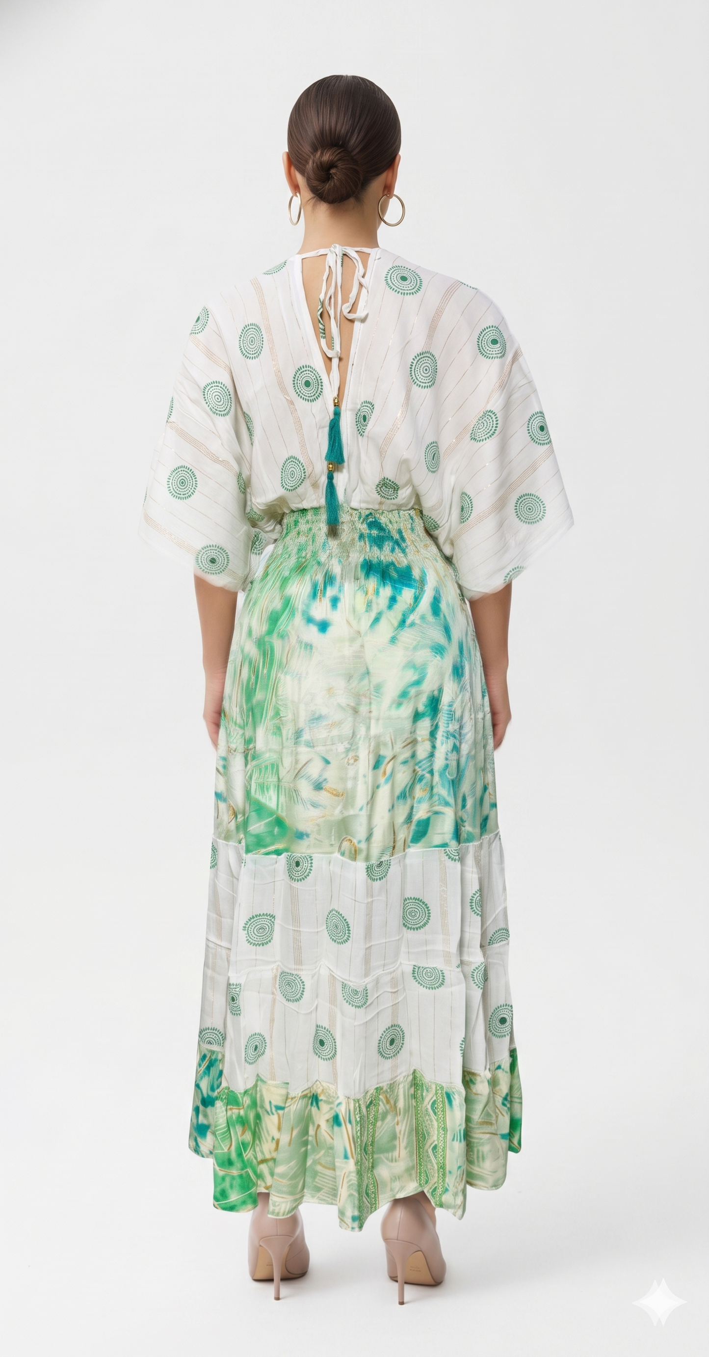VESTIDO BOHEMIO "TARDE DORADA"