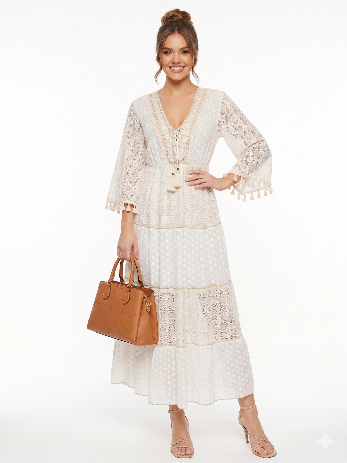 VESTIDO BOHEMIO "SOMBRA DE PALMERA"