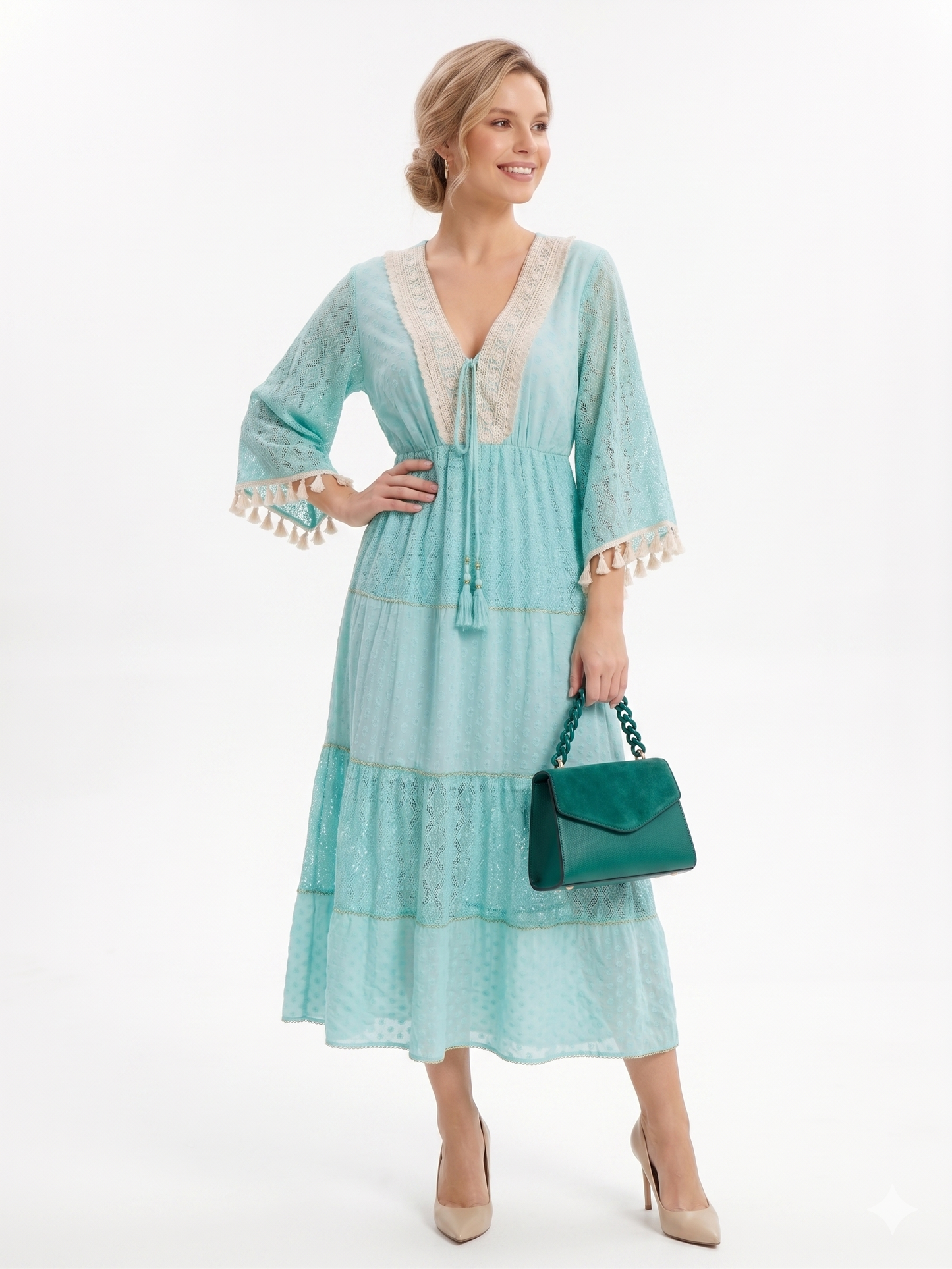 VESTIDO BOHEMIO "FRESCURA ATARDECER"