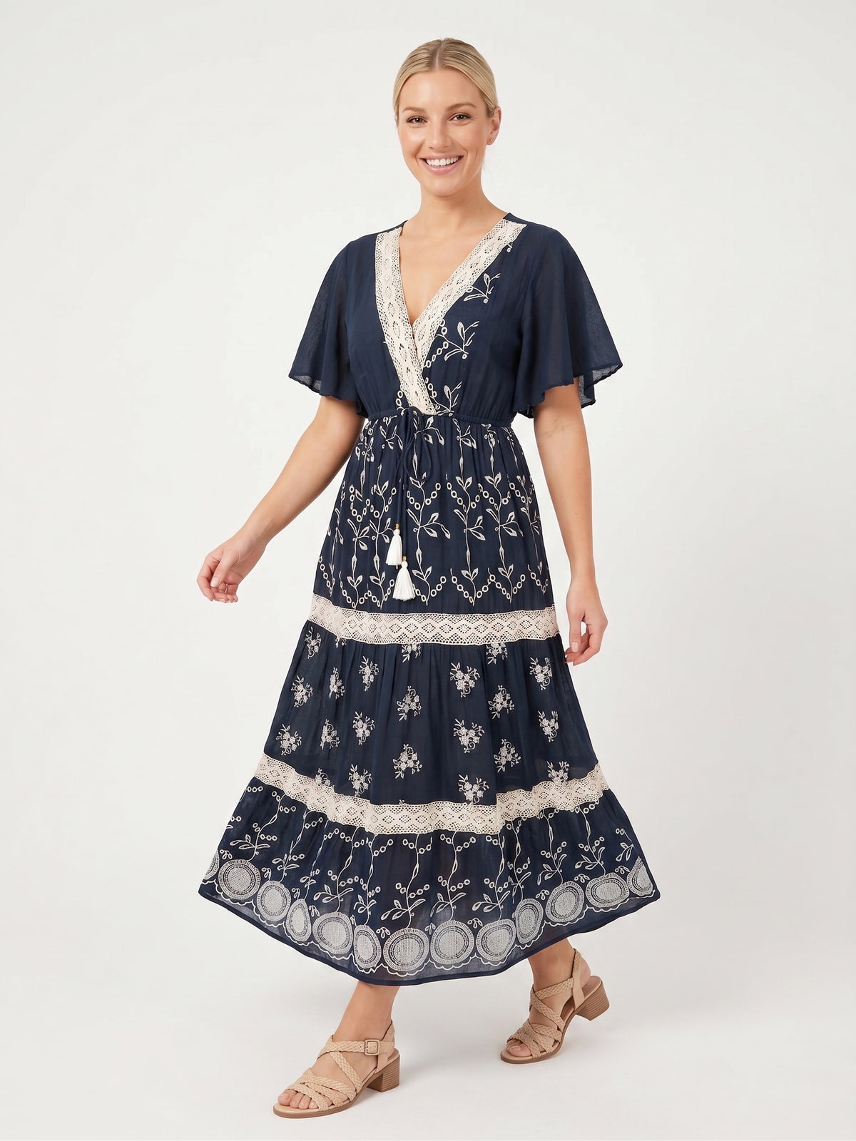 VESTIDO BOHO CHIC "PERLA TROPICAL"