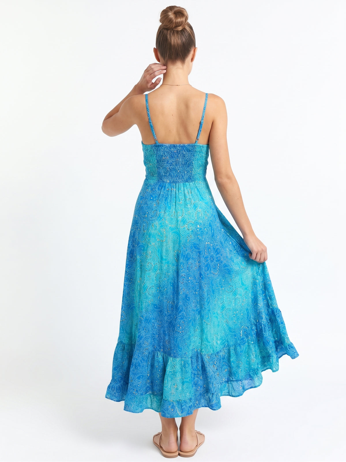 VESTIDO LARGO BOHO "VIENTO DEL CARIBE"