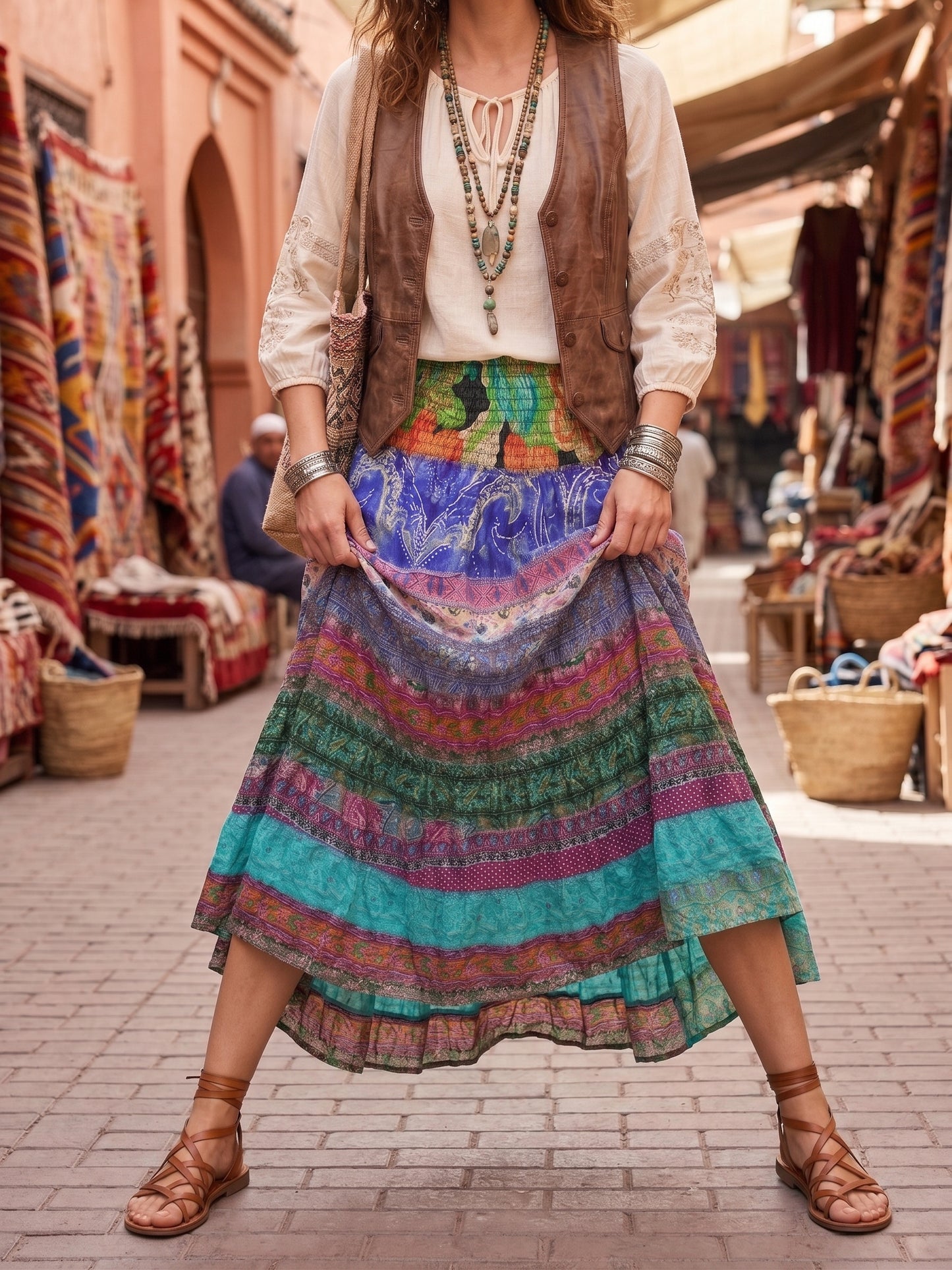 FALDA BOHEMIA VALENTINA