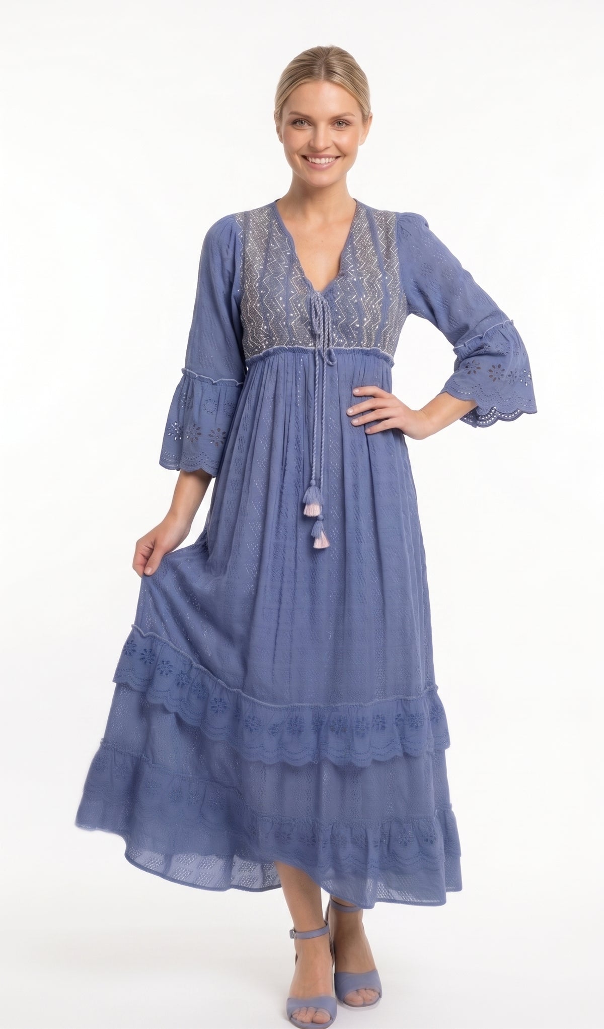VESTIDO BOHO "JARDIN SECRETO"