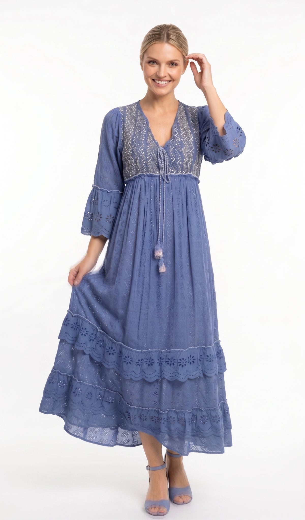 VESTIDO BOHO "JARDIN SECRETO"